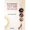 Tefsir Metinleri - Prof. Dr. Muhammet Yılmaz