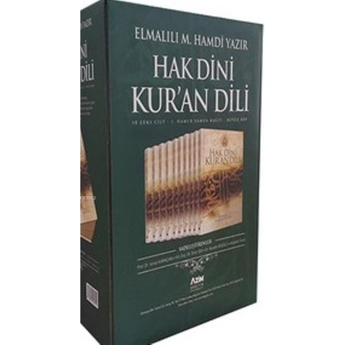 Hak Dini Kuran Dili (10 Cilt, Büyük Boy, Şamua)