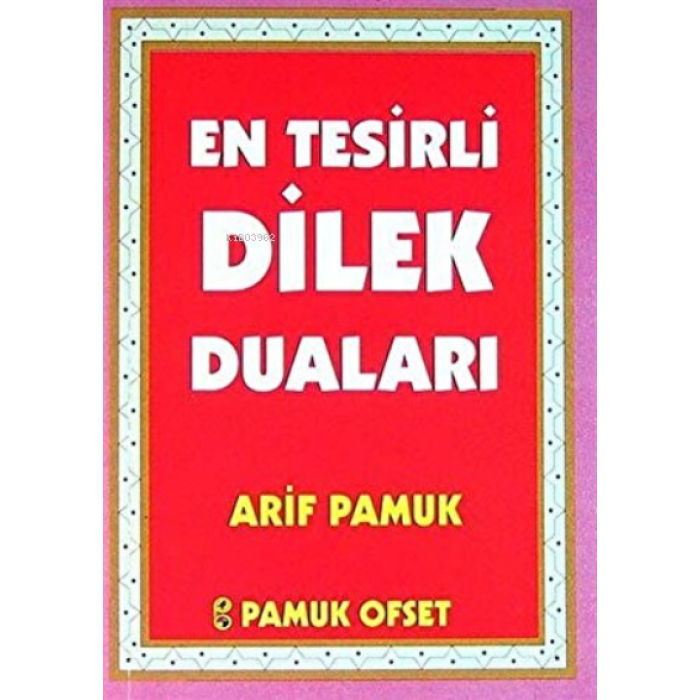 En Tesirli Dilek Duaları (Dua-145) (Cep Boy)