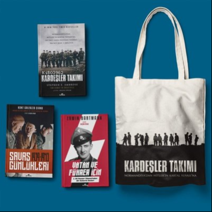 İkinci Dünya Savaşı Seti-3 Kitap Takım-Bez Çanta Hediyeli