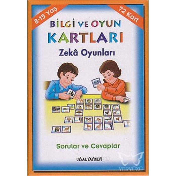 Bilgi ve Oyun Kartları Zeka Oyunları (8-15 Yaş) &amp  Sorular ve Cevaplar