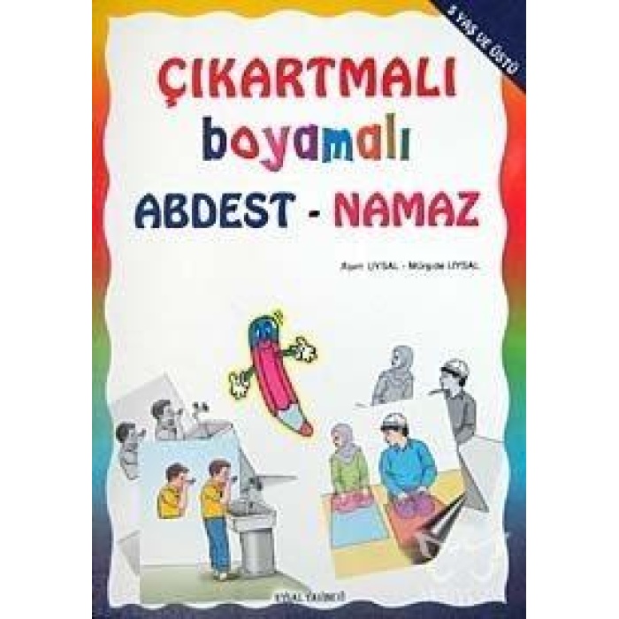 Çıkartmalı Boyamalı Abdest - Namaz