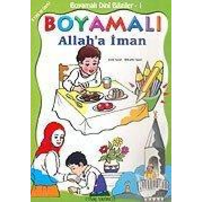 Boyamalı Allaha İman  5 Yaş ve Üstü