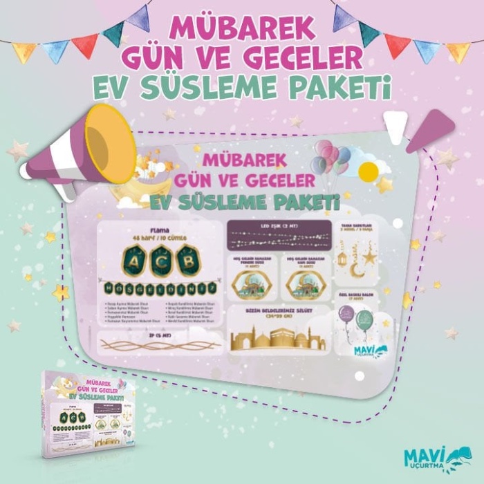 Mübarek Gün ve Geceler Ev Süsleme Paketi