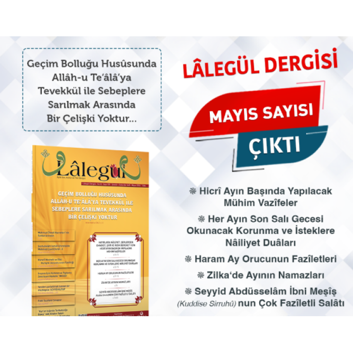 Lalegül Dergisi Mayıs 2024 - Sayı 135