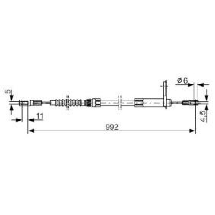 El Freni Kablosu (BOSCH)(BC679)(MERCEDES S Class C215 W220)