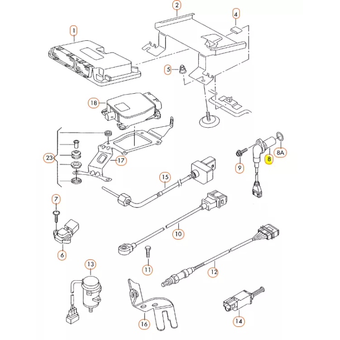 Krank Sensörü - Vidalı (VW)(036906433E)(VAG)