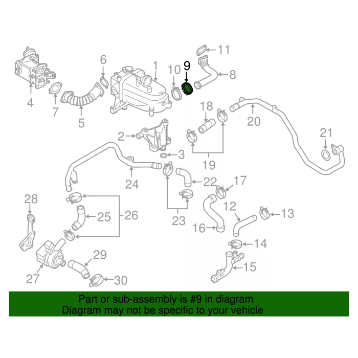 EGR Contası (VW)(059131547K)