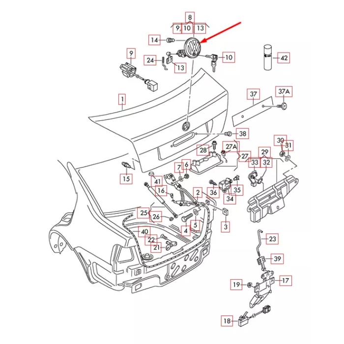 Amblem (VW)(3G5827469C)