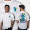 FREEDOM FİGÜR BASKILI OVERSIZE T-SHIRT