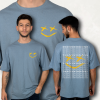 SMILE FİGÜR BASKILI OVERSIZE T-SHIRT