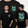 PARADISE FİGÜRLÜ BASKILI OVERSIZE T-SHIRT