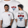 THREE ROSE FİGÜRLÜ BASKILI OVERSIZE T-SHIRT