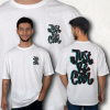 JUST BE COOL FİGÜRLÜ BASKILI OVERSIZE T-SHIRT