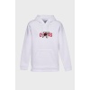 CRİSİS MİNİMAL BASKILI  ÜÇ İPLİK SWEATSHIRT OVERSIZE HOODIE