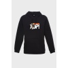 SAY YUP MİNİMAL BASKILI  ÜÇ İPLİK SWEATSHIRT OVERSIZE HOODIE