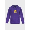 OK  MİNİMAL BASKILI  ÜÇ İPLİK SWEATSHIRT OVERSIZE HOODIE