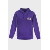 NEW YORK SIRT BASKILI  ÜÇ İPLİK SWEATSHIRT OVERSIZE HOODIE