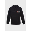 NEW YORK SIRT BASKILI  ÜÇ İPLİK SWEATSHIRT OVERSIZE HOODIE