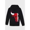 BASKETBOL 3 SIRT BASKILI  ÜÇ İPLİK SWEATSHIRT OVERSIZE HOODIE