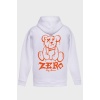 ZERO HUG GİVEN SIRT BASKILI  ÜÇ İPLİK SWEATSHIRT OVERSIZE HOODIE