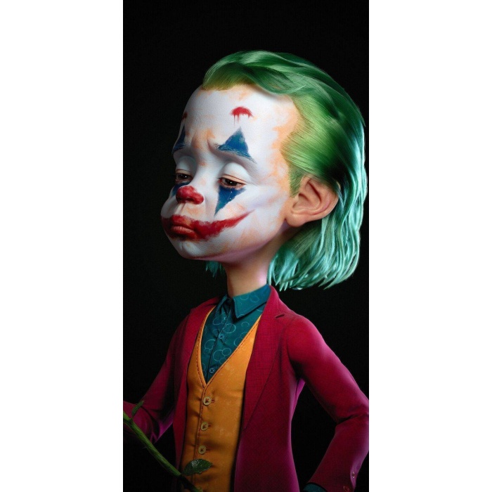 Canvas Küçük Joker Sayılarla Boyama Seti Rulo  100 x 140 cm