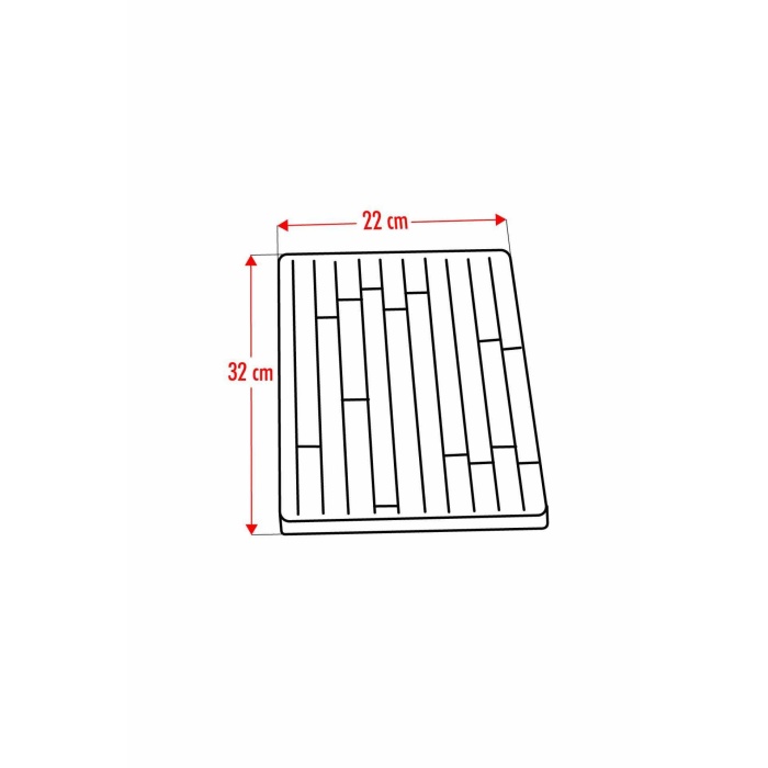 Bambu Kesme Tahtası Sunum Tahtası 22x32