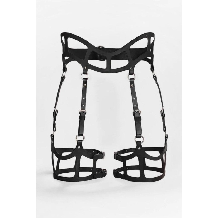 Seksi Deri Jartiyer Harness, Gotik Jartiyer - APFT1158