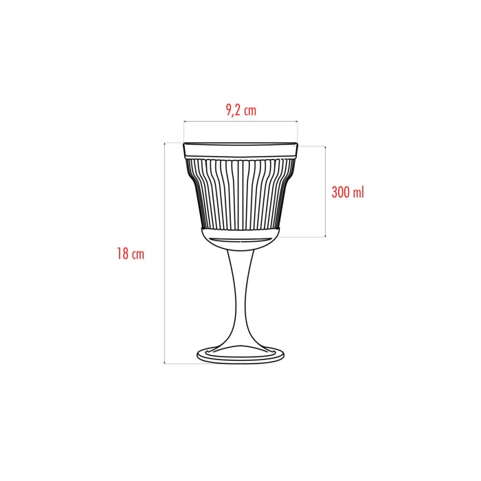 Akrilik Mürdüm Tekli Kadeh & Su Meşrubat Kahve Yanı Bardağı 300 ml ( Cam Değildir )