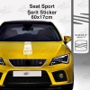 Seat Sport Kaput Şerit Beyaz Oto Sticker, Etiket, Araba, Aksesuar, Tuning, Modifiye