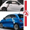 2 Adet Abarth Logo Çamurluk Şerit Sticker Araba Oto Etiket, Aksesuar, Tuning, Modifiye