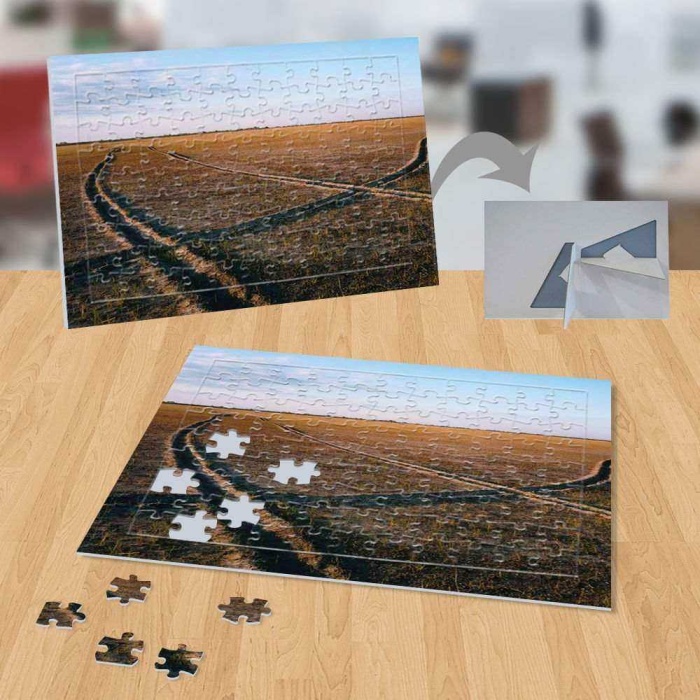 Ağaçsız Arazi 99 Parça Puzzle Yapboz-p001