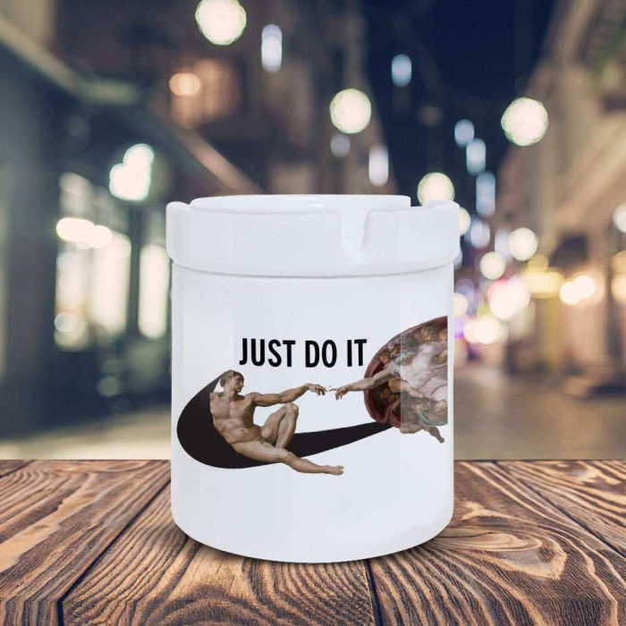 Just Do It Küllük Eser Baskılı Kül Tablası K-23