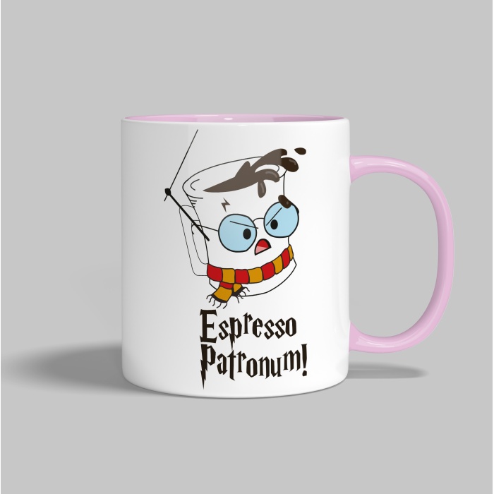 Espresso Patronum Tasarımlı Kupa Bardak