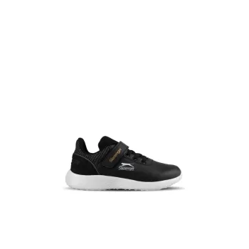 Slazenger BASKET Sneaker Unisex Çocuk Ayakkabı Siyah / Gri SA22LF031-520