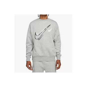 Nike Sportswear Mens Fleece ERKEK GRİ Sweatshirt DQ3943-063