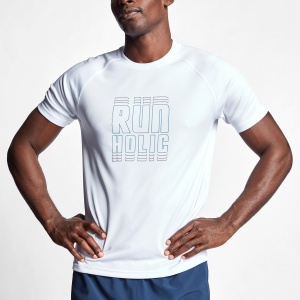 Lescon Beyaz Erkek Koşu Kısa Kollu T-Shirt 22B-1015