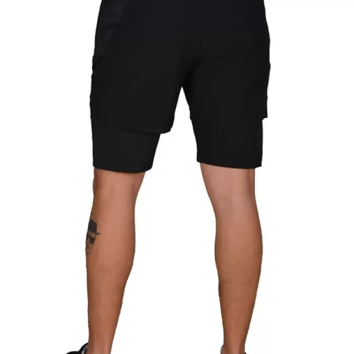 Joma Micro Robın Erkek Siyah Likralı Taytlı Spor Şort- 4231404