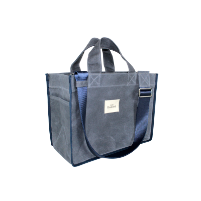 Hishi Rj Tote Bag Denim Lacivert