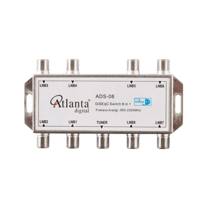 Atlanta ADS-03 1x8 1/8 DiSEqC Switch