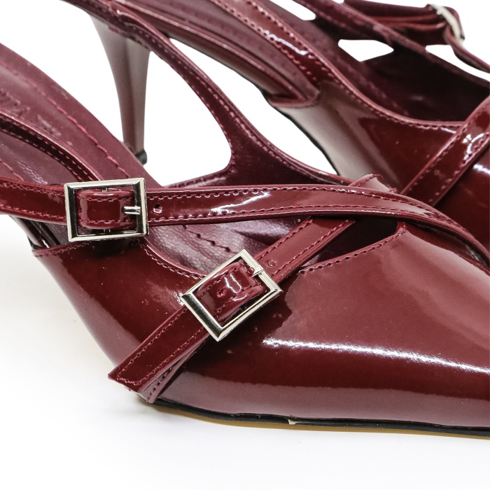 Jennas Rugan Stiletto Bordo