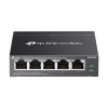 Omada Tp-Link DS105GP 5 Port 10-100-1000 Poe+ Switch Çelik Kasa Rack Mount