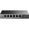 TP-LINK TL-SG1006PP 6 Port, GigaBit, Metal Kasa, 4 Port PoE, 64W, Yönetilemez, Masaüstü Switch