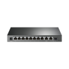 TP-LINK TL-SG1210MP, 10 Port, GigaBit,  8 Port PoE, +1 Port GigaBit SFP, 123W, Yönetilebilir, Metal Kasalı Switch