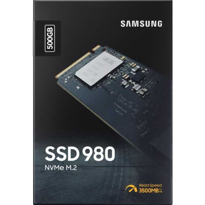 Samsung 500GB 980 M.2 2280 NVMe 3100MB- s 2600MB-s MZ-V8V500BW Ssd Harddisk