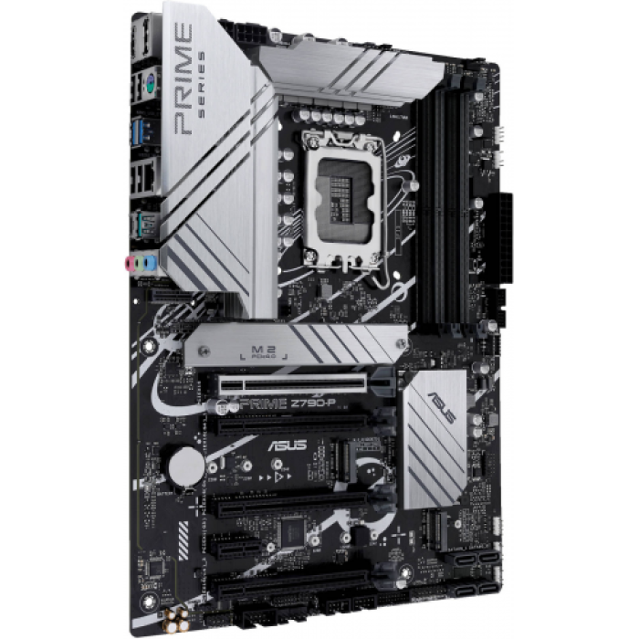 ASUS PRIME Z790-P, 4xDDR5, 3x M.2, HDMI, DP, Type-C, 12-13.Nesil, LGA1700 Soket, ARGB Gaming Anakart