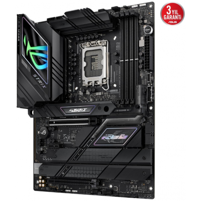 ASUS ROG STRIX Z790-F GAMING WIFI II, 4xDDR5,  5x M.2, HDMI, DP, Type-C, Wi-Fi 7, Bluetooth 5.4, 12-13-14.Nesil, LGA1700 Soket, ARGB Gaming Anakart