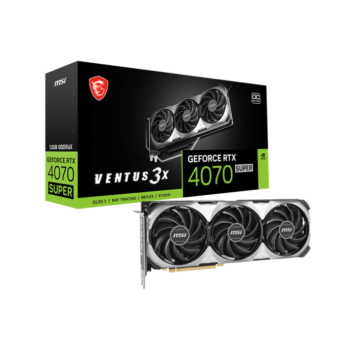 MSI GEFORCE RTX 4070 SUPER VENTUS 3X 12G OC