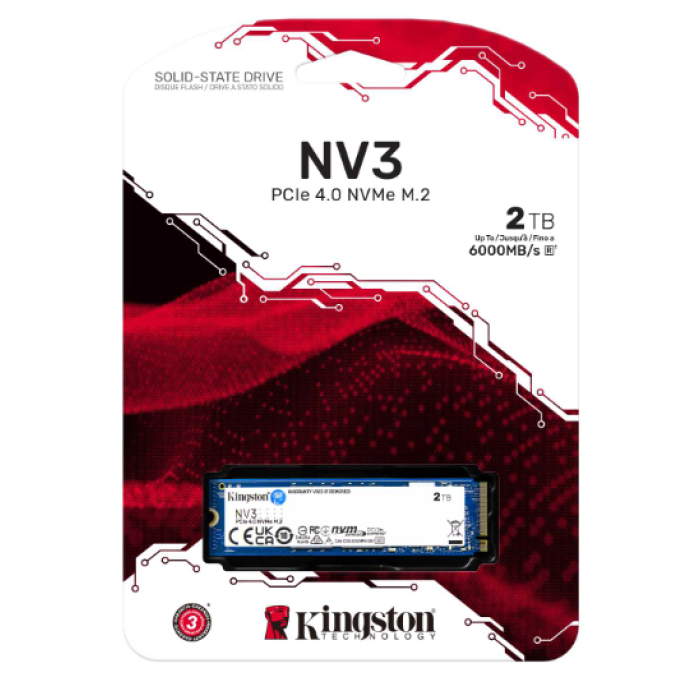 2TB KINGSTON NV3 SNV3S/2000G 6000/5000MB/S PCLE 4.