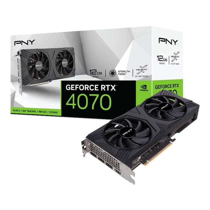 PNY RTX 4070 12GB VERTO GDDR6X 192Bit (VCG407012DFXPB1)